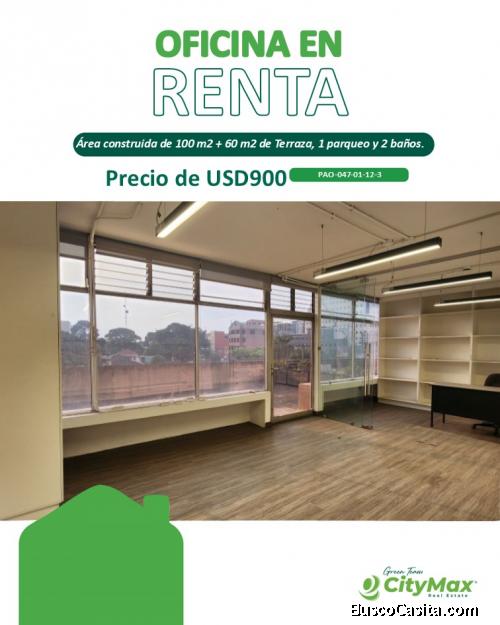 Oficina en Renta en Zona 10 cercana 20 Calle Guatemala