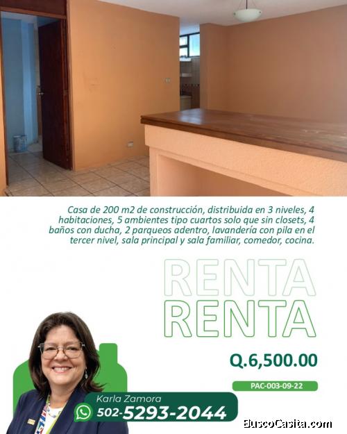 Casa en Renta 