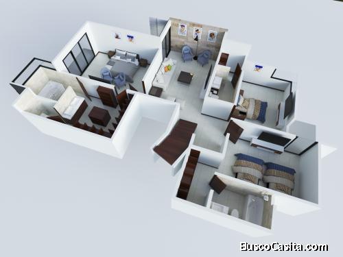 En planos vendo casa con paisaje incluído