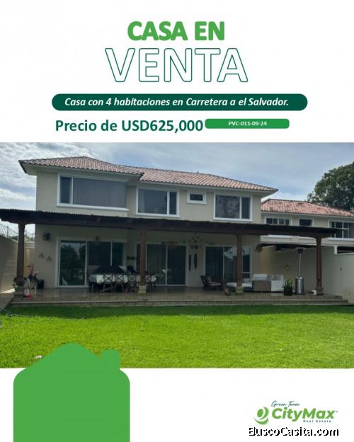 Casa en Venta Portal Bosque Carretera El Salvador