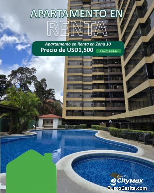 Apartamento en Renta en Zona 10, Guatemala