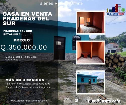 Casa en Venta Praderas del Sur Retalhuleu