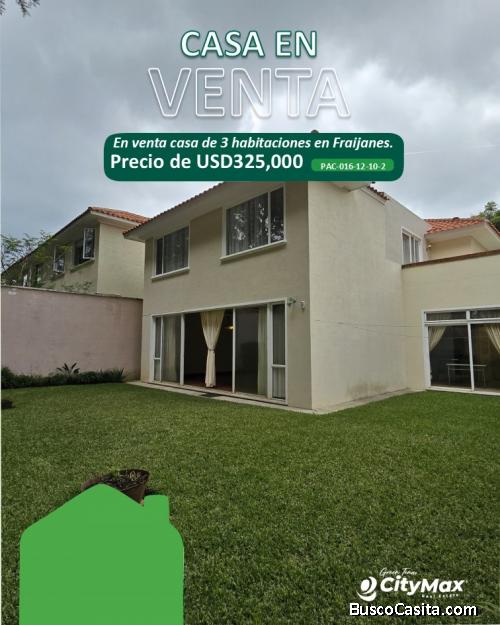 Casa en Venta en Portal del Bosque Fraijanes