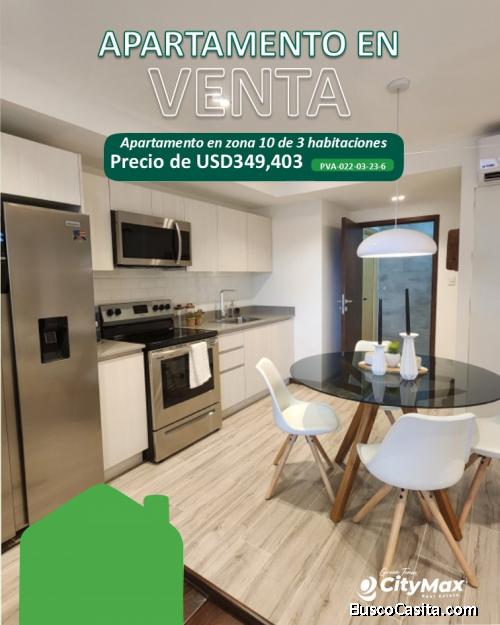 Apartamento en Venta con Jardin en Zona 10 Guatemala