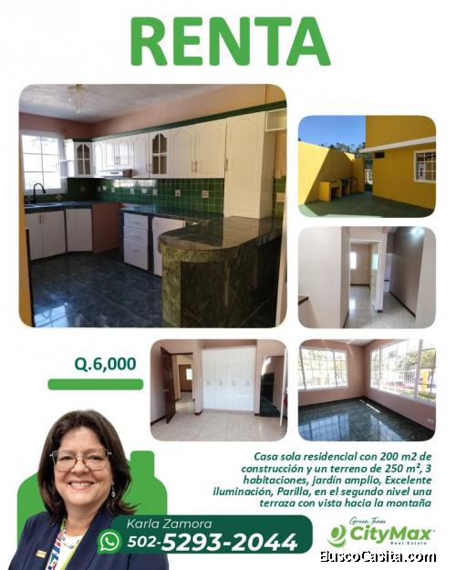 Casa en Renta en Zona 2