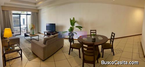 Apartamento Amoblado en Alquiler Zona 14, 2 Habitaciones, 125 m2, US$1,000