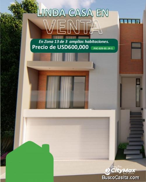 Casa en venta en Zona 13 Elgin Guatemala