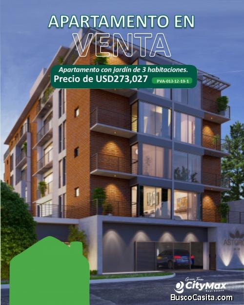 Apartamento en Venta en Zona 13 con Jardín
