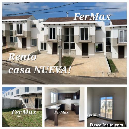 Alquilo casa NUEVA en San José Pinula 