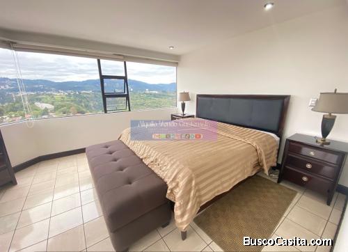 Apartamento Amoblado en Alquiler Zona 14, 4 Habitaciones, Servicio, US$2,400