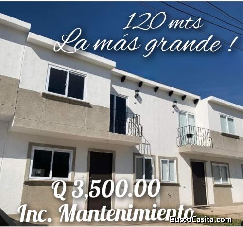 Alquilo casa en San José Pinula  (120m)