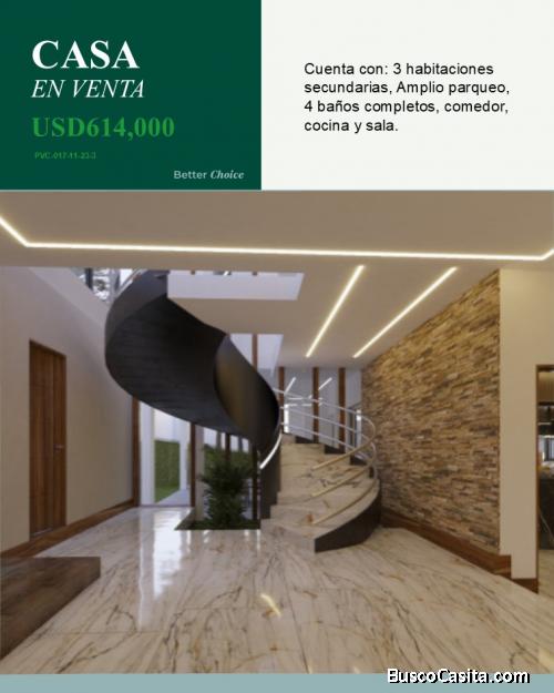 Hermosa Casa en Residencial en Zona 16