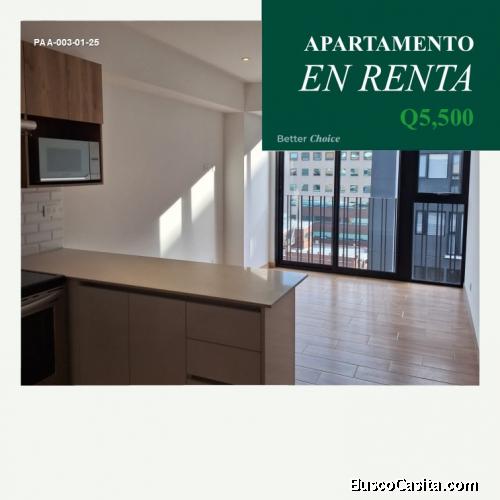 Apartamento en renta en zona 9 Guatemala