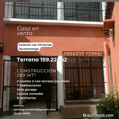 Bonita Casa ubicada en Colonia Las Victorias, Jocotenango, Sacatepéquez