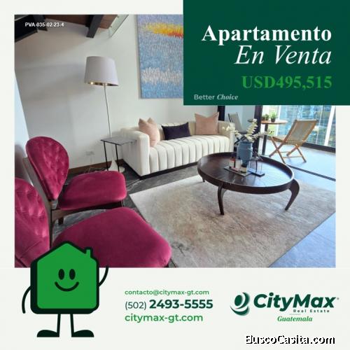 Apartamento en Venta en Zona 10 de 3 Habitaciones