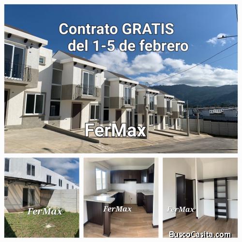 Alquilo casa NUEVA en San José Pinula 