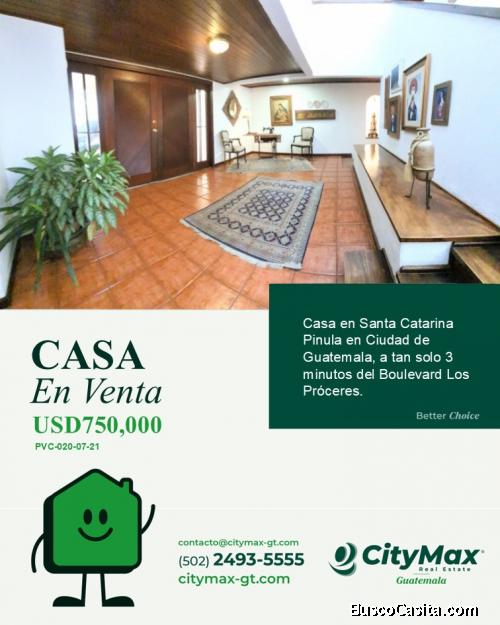 Preciosura de Casa en Venta Zona 10 Guatemala
