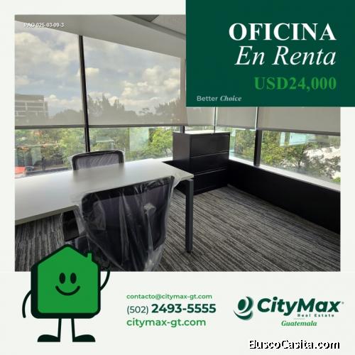 En renta Oficina Amueblada en la Zona 13 Guatemala