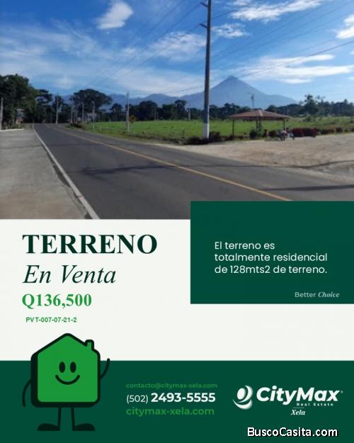 Terreno vacacional en Venta en Retalhuleu