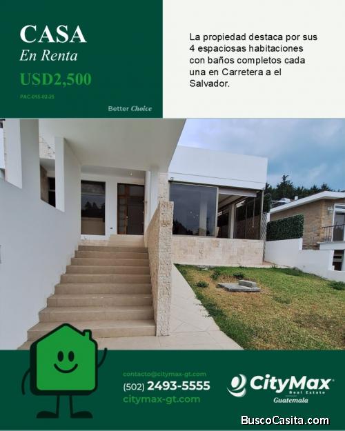 Hermosa Casa en renta en condominio en CAES