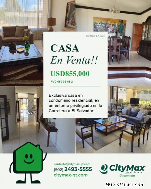 En venta casa en km 16.5 de Carretera a el Salvador