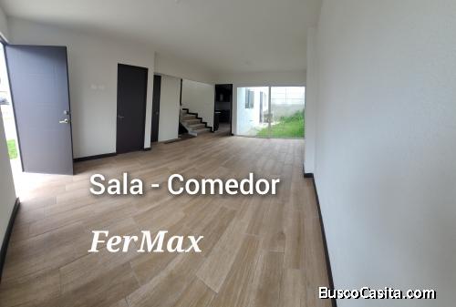 Se ALQUILA casa en San José Pinula,  Cocina independiente +Estudio +Sala familiar 