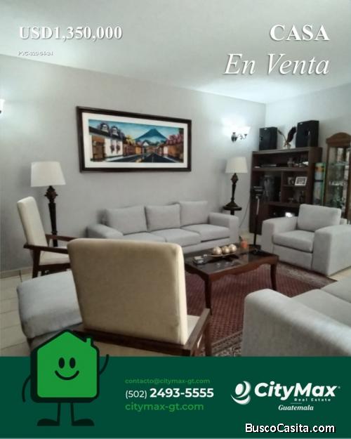 En Venta Casa fuera de garita, en Zona 10