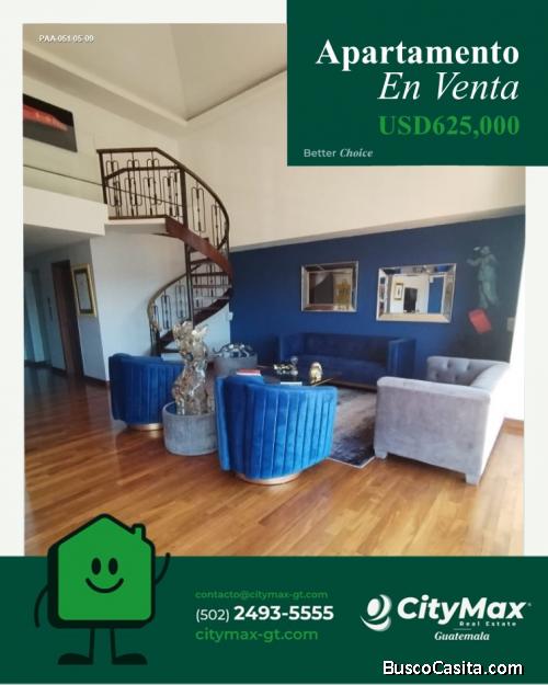 En Venta Penthouse en Zona 10