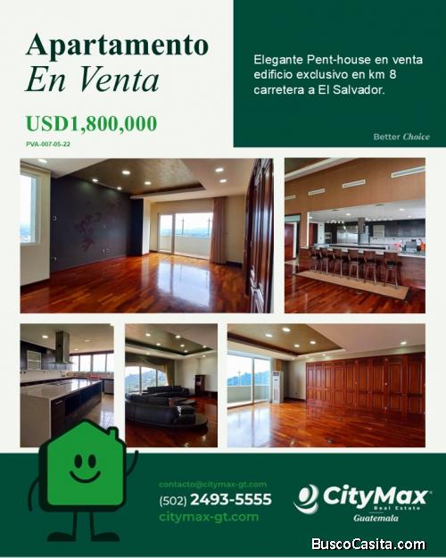Penthouse en Venta en Carretera a el Salvador