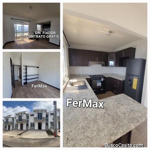 Alquilo casa NUEVA con Estufa y Refrigerador NUEVOS.  San José Pinula 