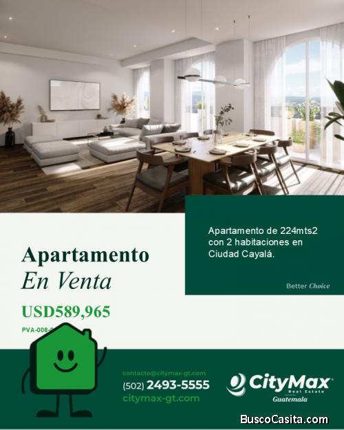 Lujosos Apartamentos en Venta en Zona 16 Cayala