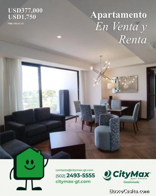 En Renta o Venta Apartamento Amueblado en la Zona 10