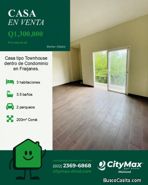Casa en Venta en Carretera al Salvador km 16.5