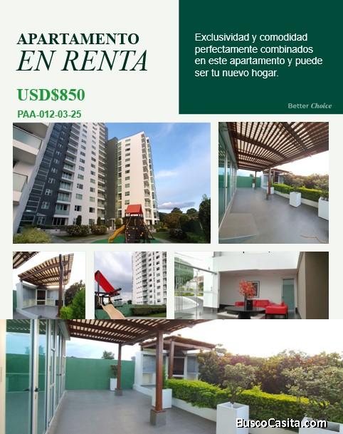 En renta apartamento en zona 14 Sector la Villa 