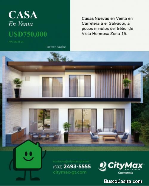 Casa en Venta en Carretera a El Salvador