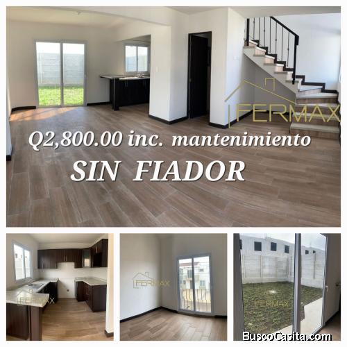 Alquilo casa NUEVA en San José Pinula 