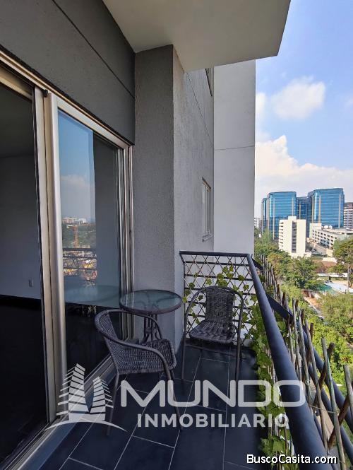 ZONA 14 APARTAMENTO DE 2 HABITACIONES EN RENTA - SOBRE 5TA AVENIDA