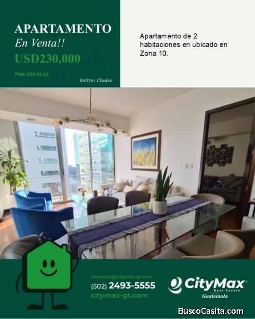 Apartamento en venta y renta en zona 10 Próceres
