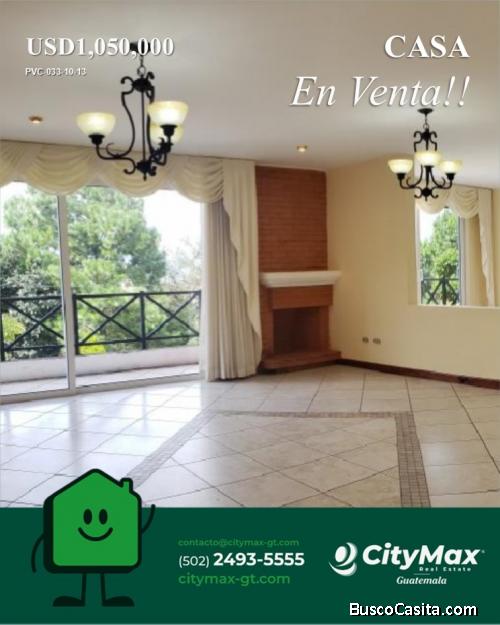 Casa en Venta en Condominio en Zona 15