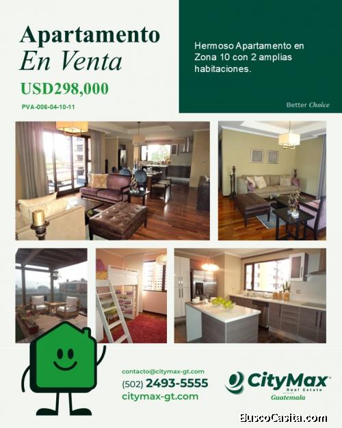 Exclusivo Apartamento Para Inversión en Venta Zona 10