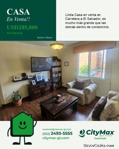En Venta Casa en Condominio en Carretera a El Salvador