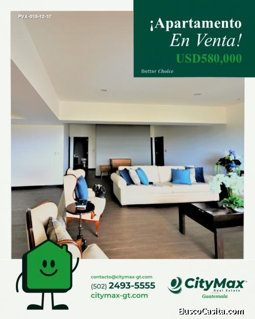 Amplio Apartamento en venta en zona 15 Guatemala