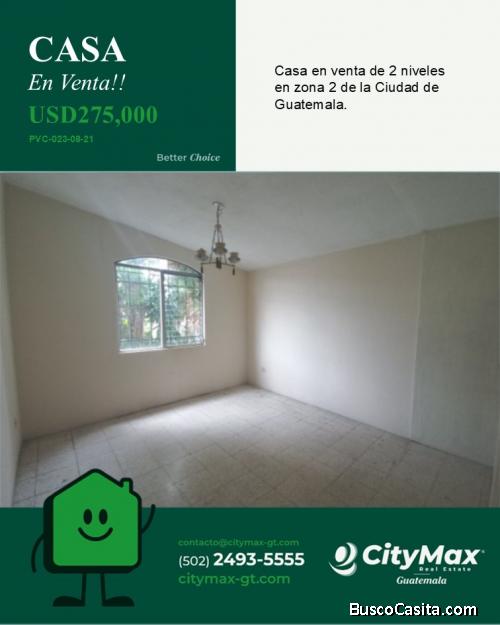 Preciosa Casa en Venta de 2 niveles en Z.2 Ciudad Nueva