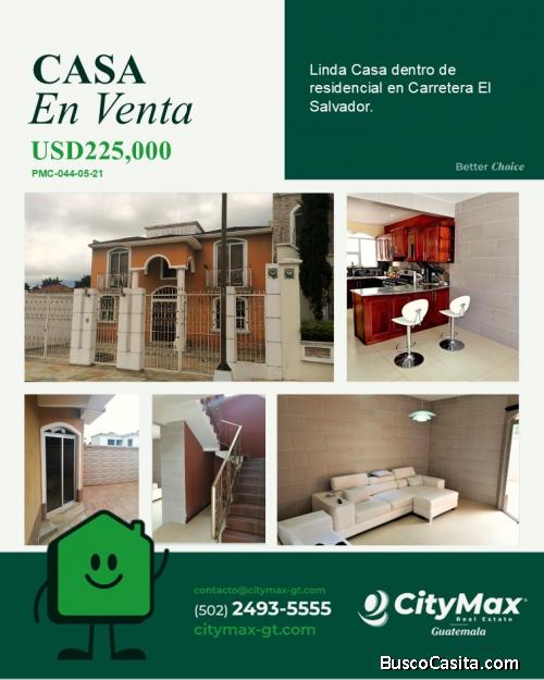 En Venta Casa en Condominio en Carretera a el Salvador