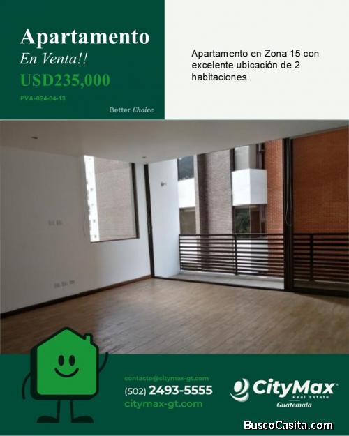Apartamento en Venta en Zona 15 en Lindo Edificio