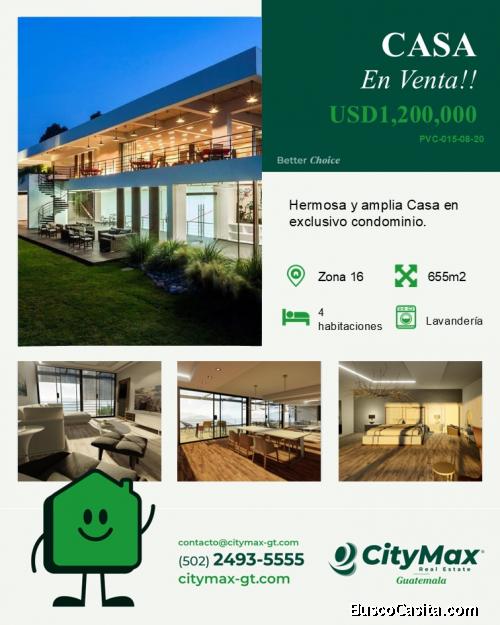 Moderna Casa Construcción en Zona 16 Guatemala
