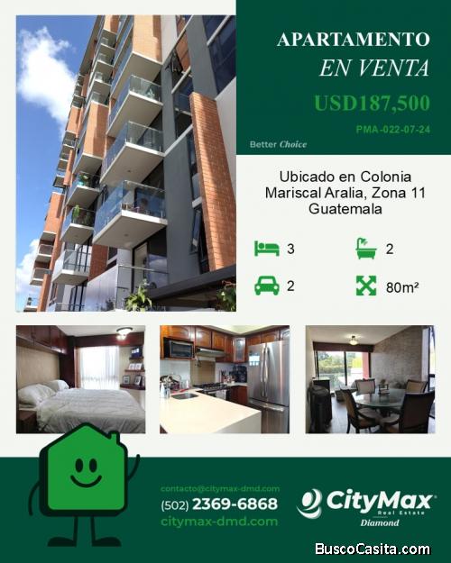Apartamento en Venta en Aralia, Zona 11 Colonia Mariscal