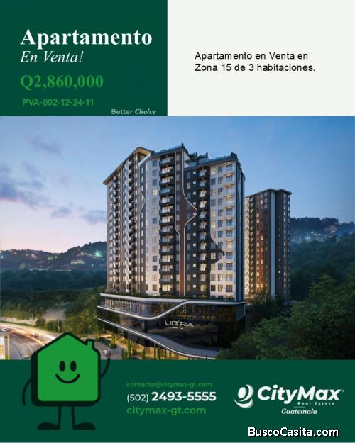 En venta Apartamento con Jardín y Servicio en Z.15