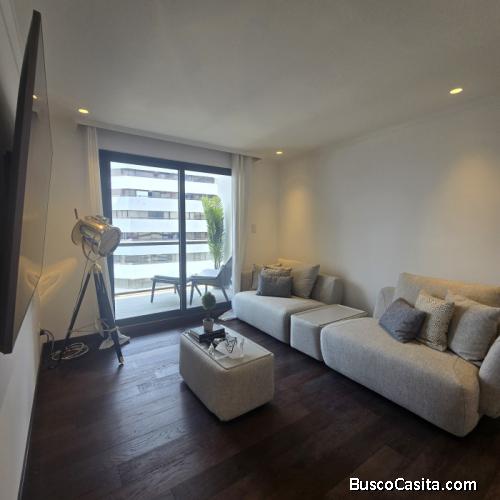 Apartamento amueblado en renta zona 14