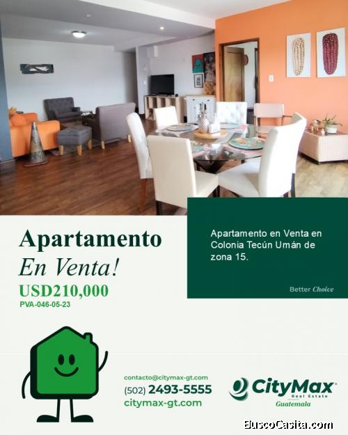Apartamento en Venta en Zona 15 Guatemala